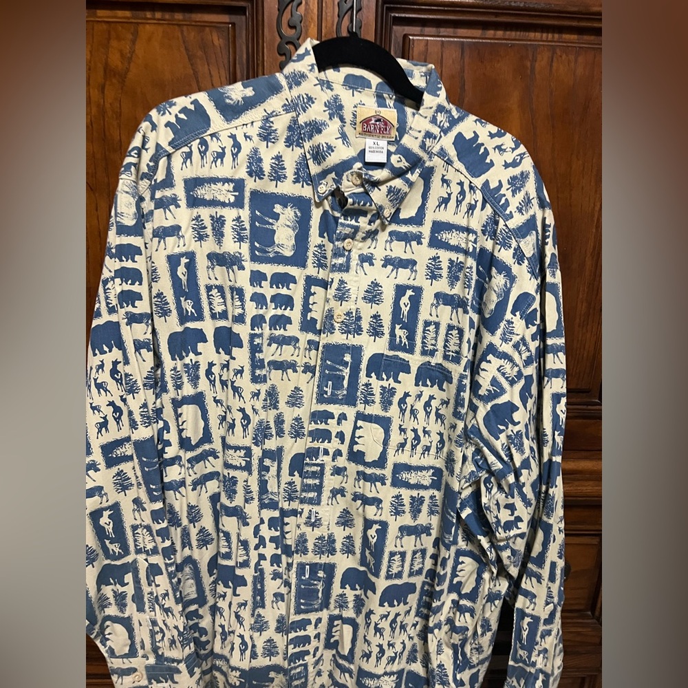 Men’s XL Barnfly western shirt